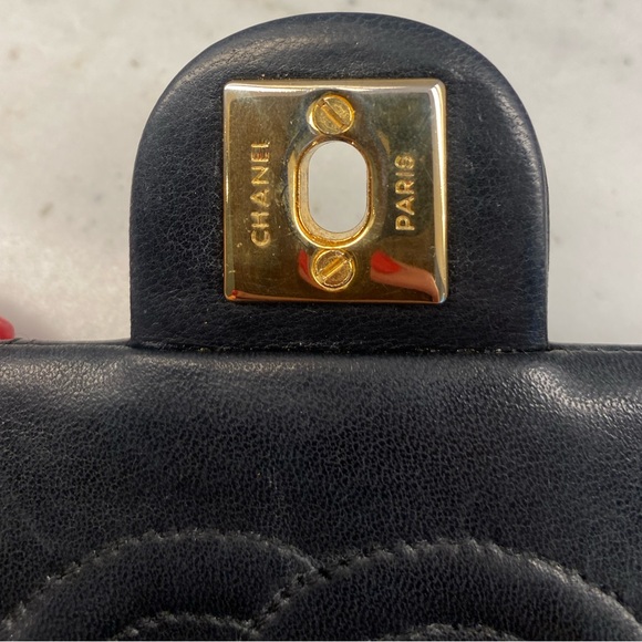 CHANEL Single Classic Flap Matelasse Bag 24k gold - Picture 4 of 4